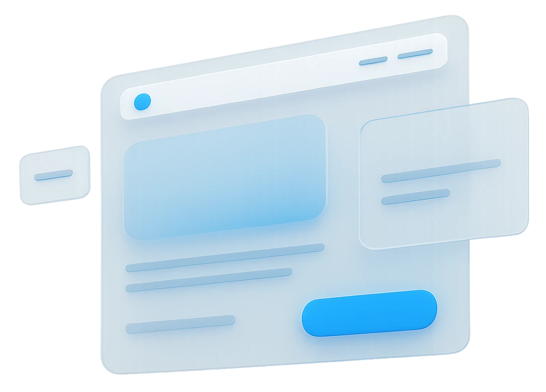 Professional website development illustration